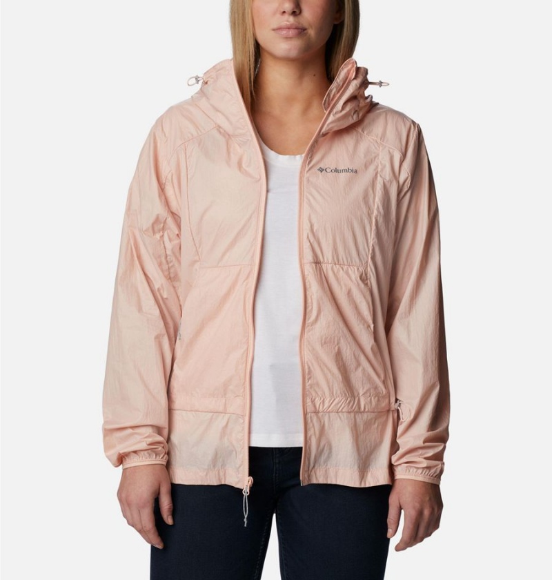 Columbia Loop Trail Women's Windbreaker Coral | LICQTW-275