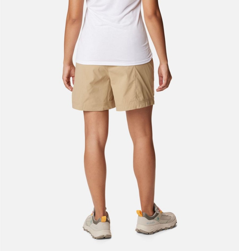 Columbia Magnolia Springs Pull On Women's Shorts Khaki | EDTWIZ-261