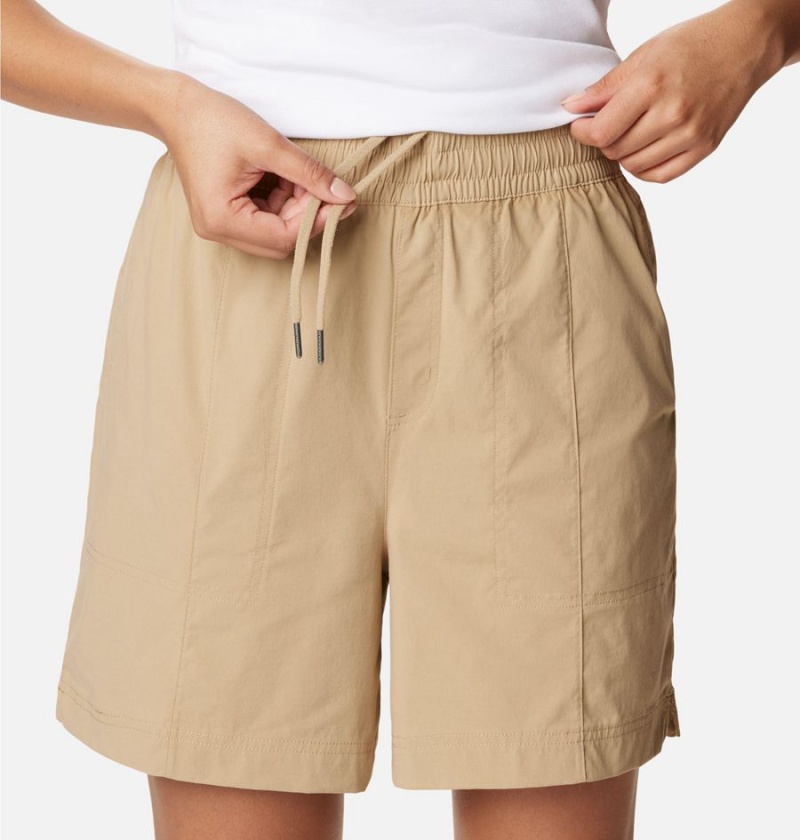 Columbia Magnolia Springs Pull On Women's Shorts Khaki | EDTWIZ-261