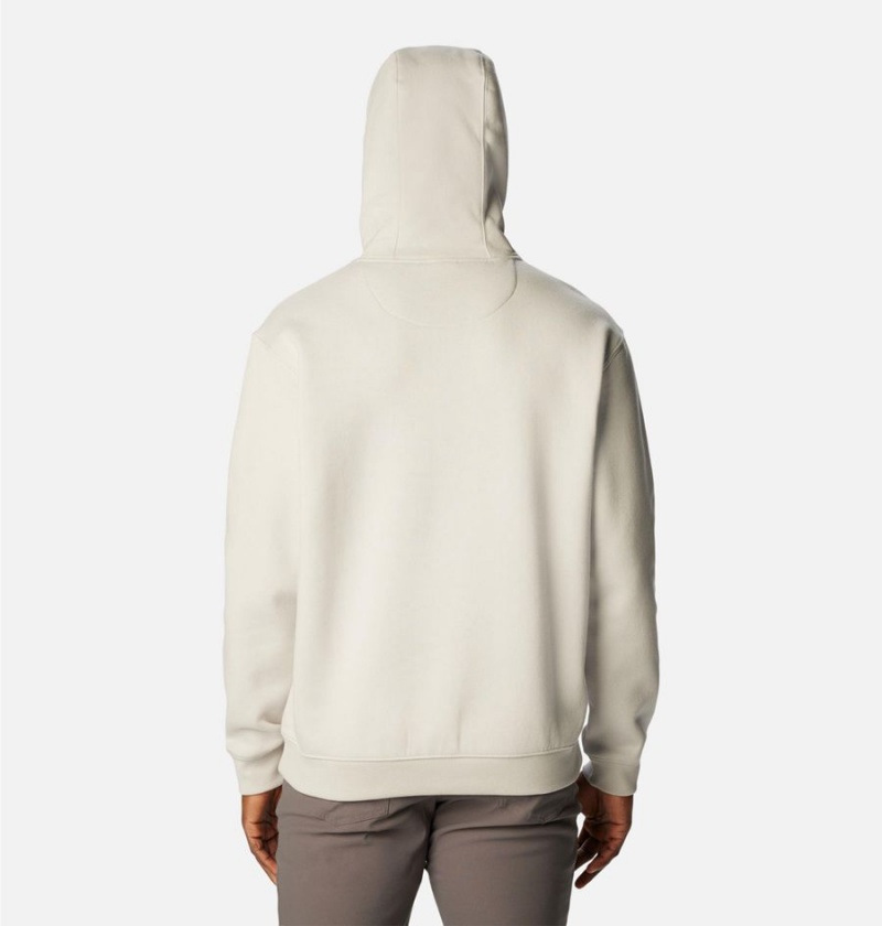 Columbia Marble Canyon Heavyweight Fleece Men's Hoodie Beige | GUJVTM-318