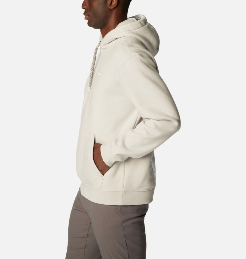 Columbia Marble Canyon Heavyweight Fleece Men's Hoodie Beige | GUJVTM-318