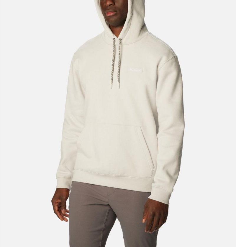 Columbia Marble Canyon Heavyweight Fleece Men's Hoodie Beige | GUJVTM-318