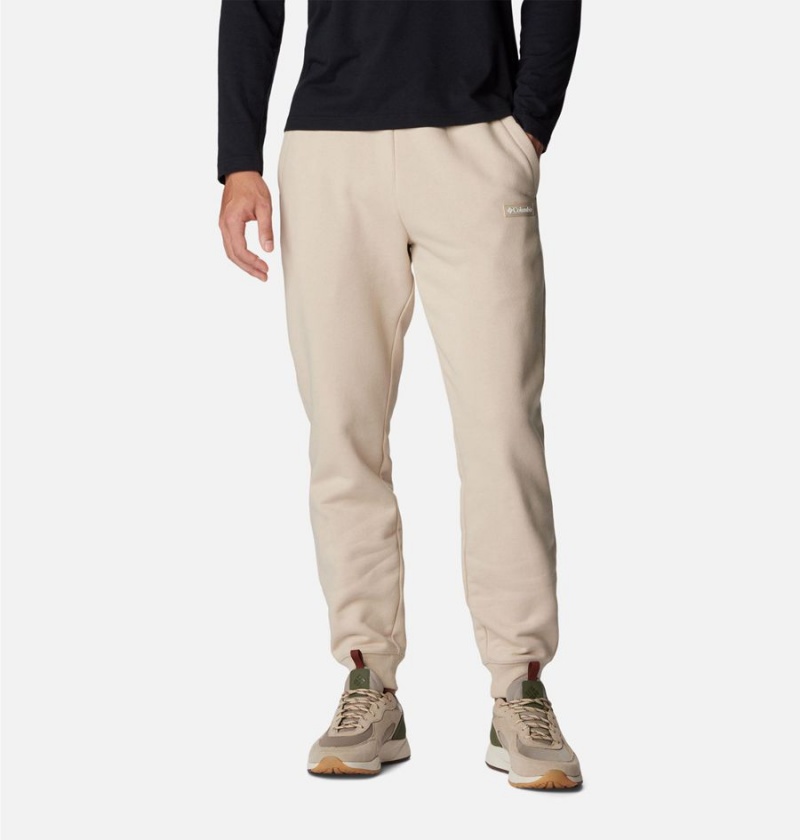 Columbia Marble Canyon Heavyweight Fleece Men\'s Pants Khaki | JMISUP-058