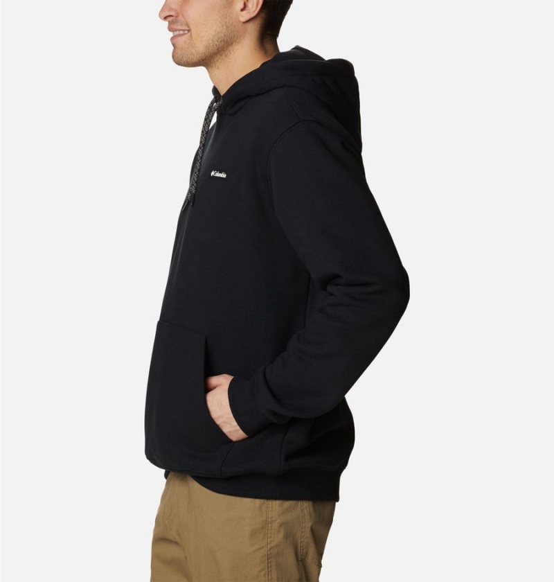 Columbia Marble Canyon Heavyweight Fleece Men's Hoodie Black | OQBANC-536