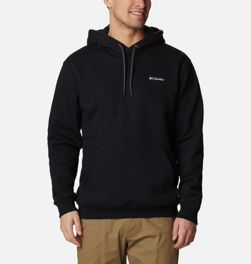 Columbia Marble Canyon Heavyweight Fleece Men\'s Hoodie Black | OQBANC-536