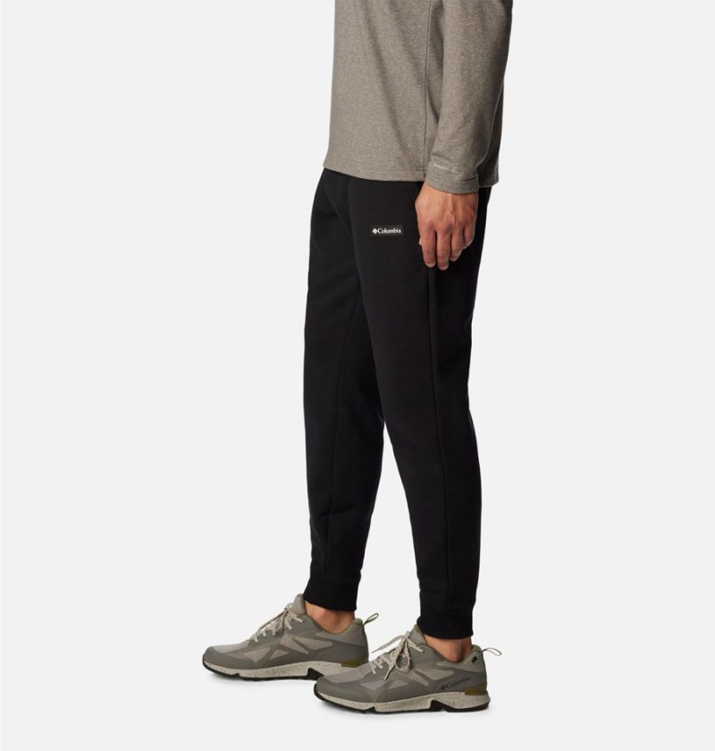 Columbia Marble Canyon Heavyweight Fleece Men's Pants Black | HROVXZ-016
