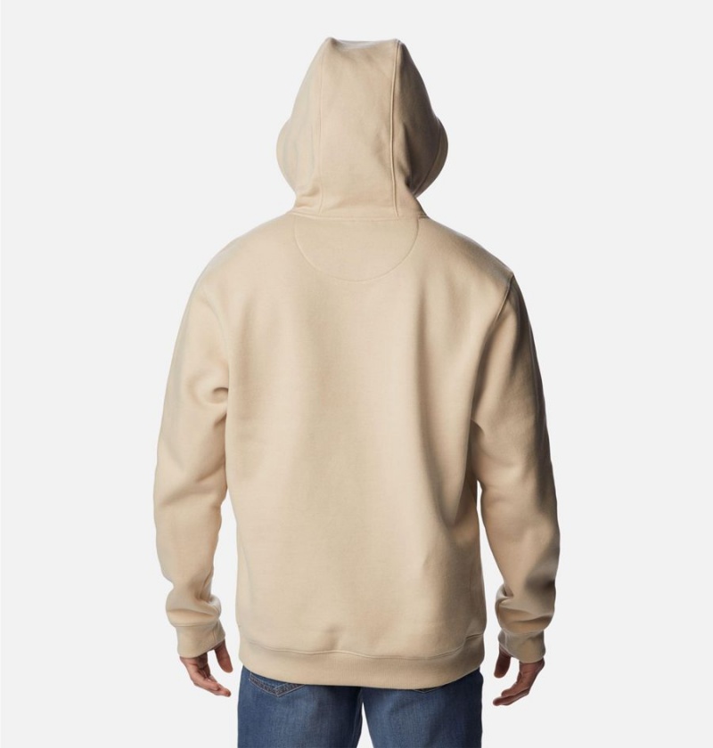 Columbia Marble Canyon Heavyweight Fleece Men's Hoodie Khaki | WIRNPB-842