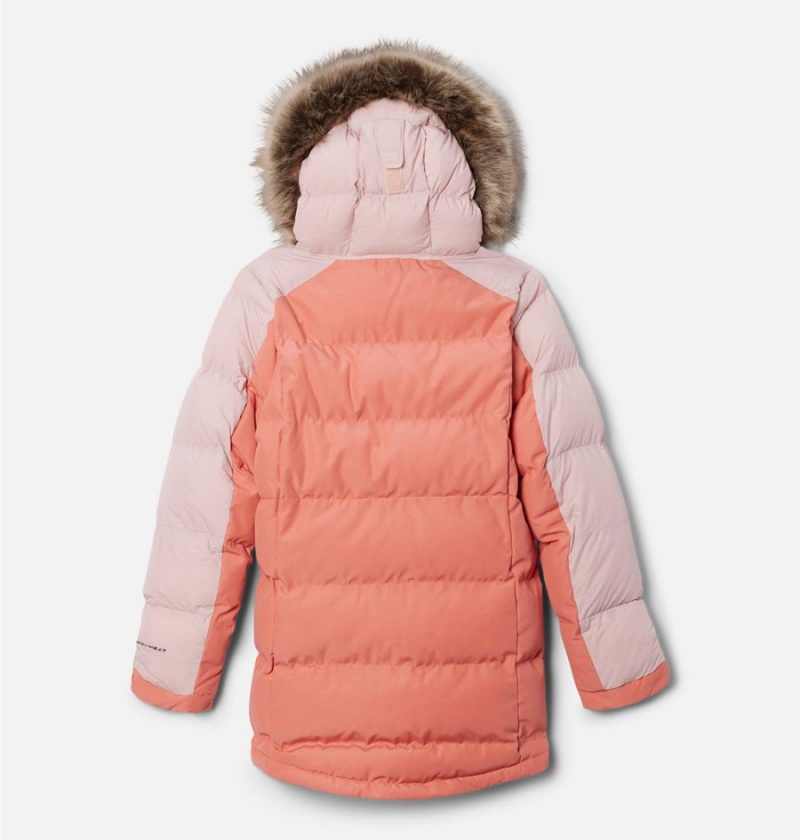 Columbia Marquam Peak Fusion II Parka Kids' Jacket Coral | CEVTQD-935