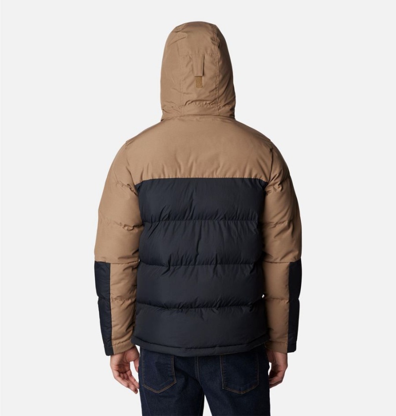 Columbia Marquam Peak Fusion Insulated Men's Puffer Jacket Brown | OVDRTJ-462
