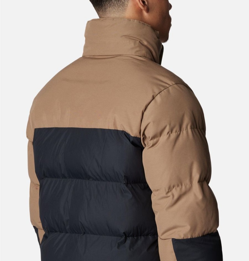 Columbia Marquam Peak Fusion Insulated Men's Puffer Jacket Brown | OVDRTJ-462