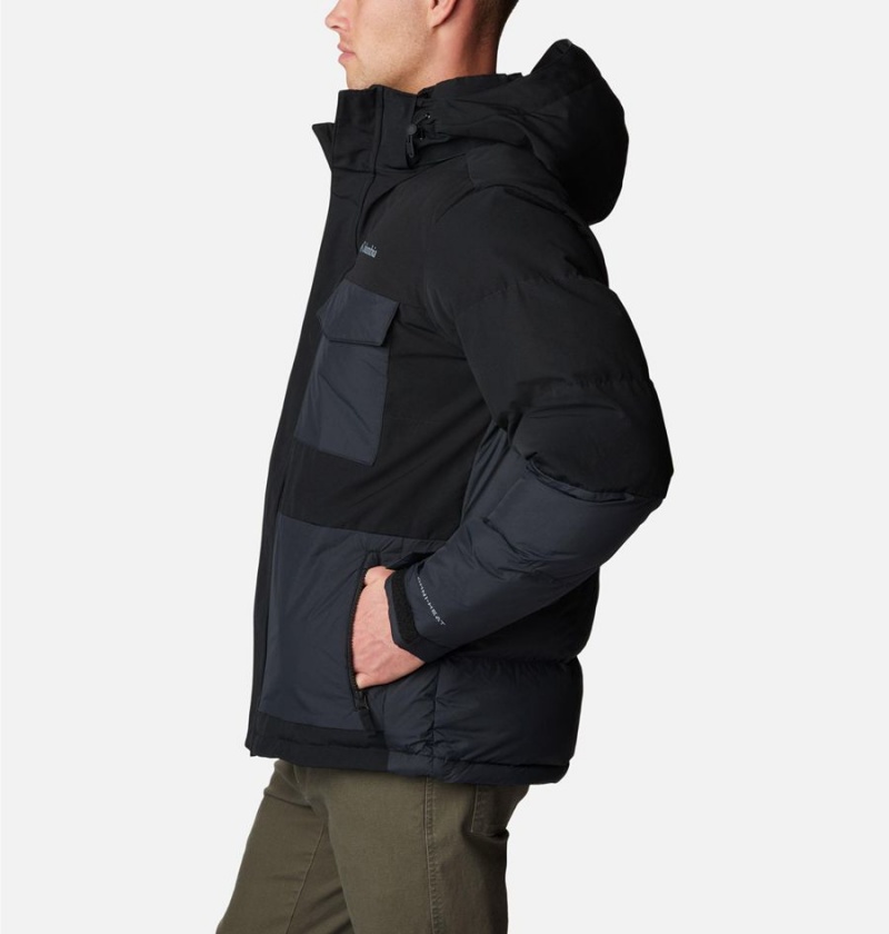 Columbia Marquam Peak Fusion Insulated Men's Puffer Jacket Black | BGZFMS-932