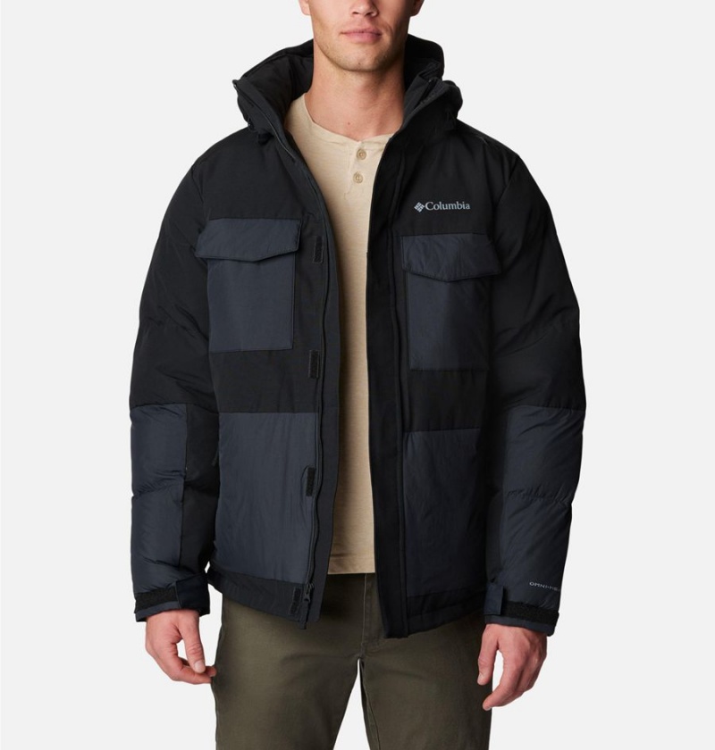 Columbia Marquam Peak Fusion Insulated Men's Puffer Jacket Black | BGZFMS-932