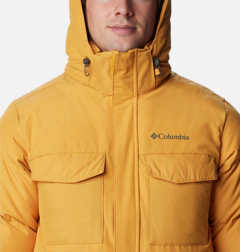 Columbia Marquam Peak Fusion Insulated Men's Puffer Jacket Yellow | LBHKNJ-326