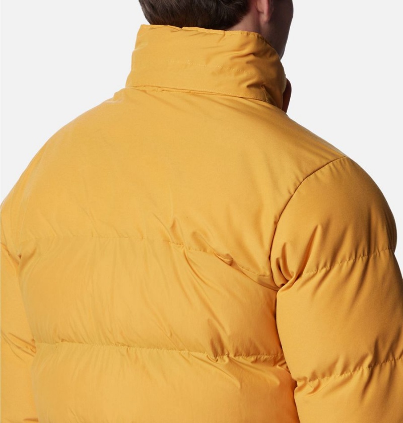 Columbia Marquam Peak Fusion Insulated Men's Puffer Jacket Yellow | LBHKNJ-326