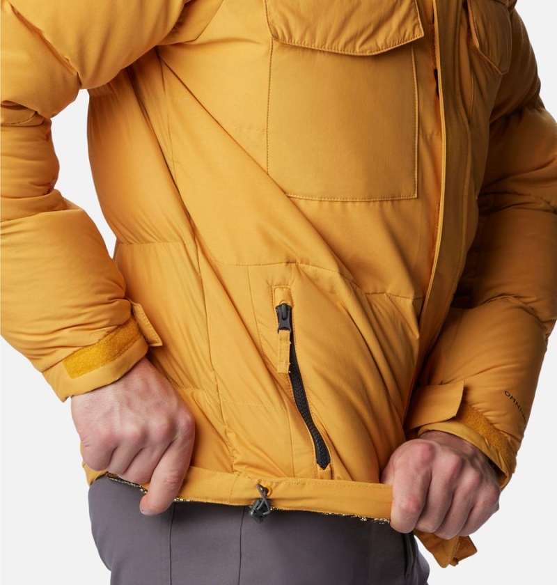 Columbia Marquam Peak Fusion Insulated Men's Puffer Jacket Yellow | LBHKNJ-326
