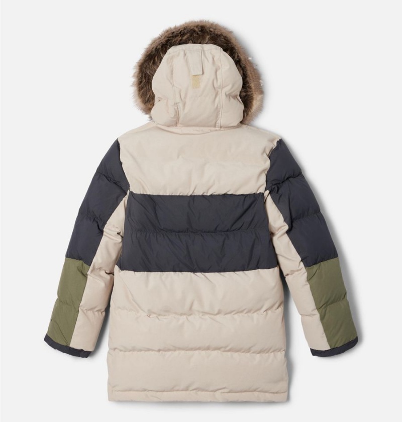 Columbia Marquam Peak Fusion Insulated Parka Kids' Jacket Khaki | VAFCZD-963