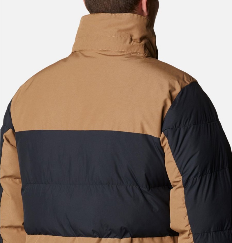 Columbia Marquam Peak Fusion Omni Heat Infinity Insulated Men's Coats Brown | KAVNXH-513