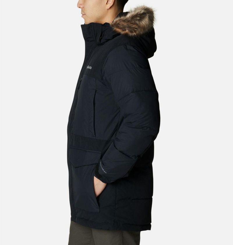 Columbia Marquam Peak Fusion Omni Heat Infinity Insulated Men's Coats Black | RKQGLC-407