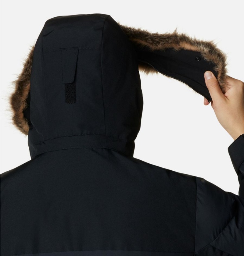 Columbia Marquam Peak Fusion Omni Heat Infinity Insulated Men's Coats Black | RKQGLC-407