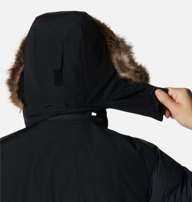 Columbia Marquam Peak Fusion Omni Heat Infinity Insulated Men's Coats Black | RKQGLC-407
