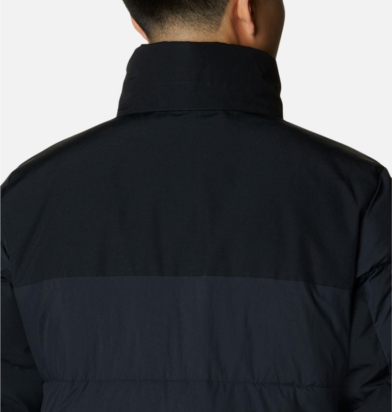 Columbia Marquam Peak Fusion Omni Heat Infinity Insulated Men's Coats Black | RKQGLC-407