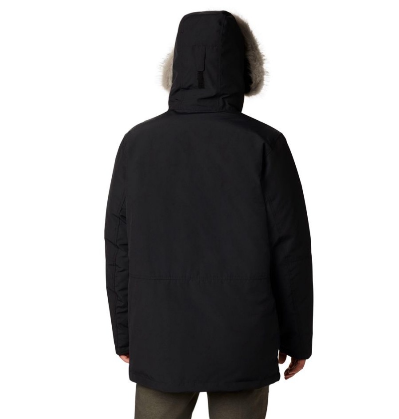 Columbia Marquam Peak Men's Coats Black | RVCUXO-851