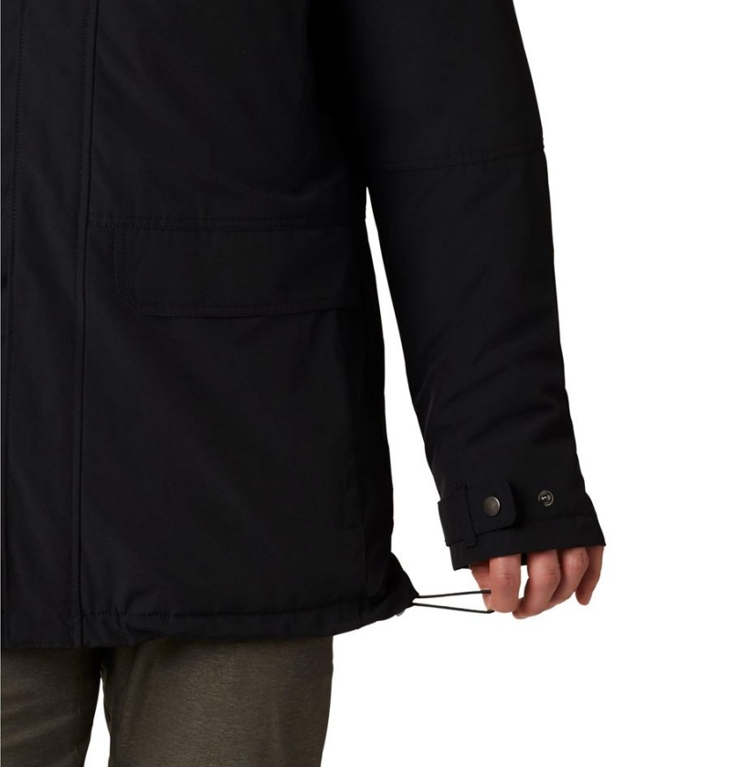 Columbia Marquam Peak Men's Coats Black | RVCUXO-851
