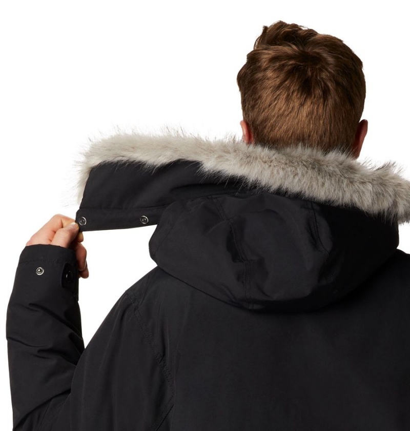 Columbia Marquam Peak Men's Coats Black | RVCUXO-851