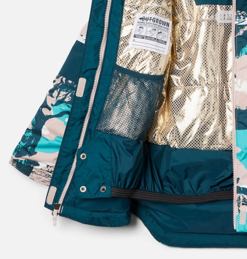 Columbia Mighty Mogul II Insulated Kids' Jacket Turquoise | QGPYTL-628