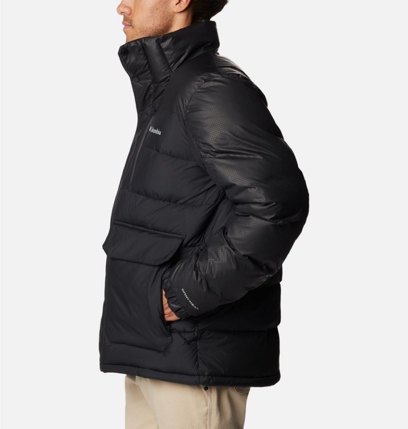 Columbia Mineral Ridge Black Dot Insulated Men's Puffer Jacket Black | LBJUKE-021