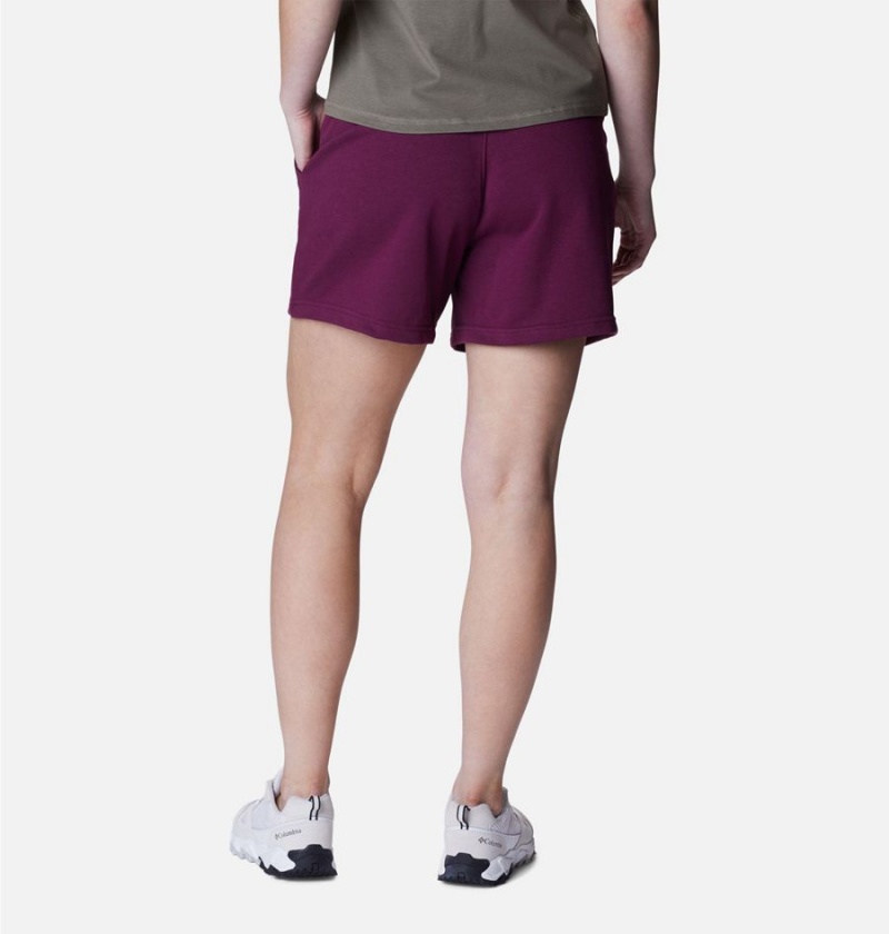 Columbia Mineral Ridge Pull On Women's Shorts Purple | AXPMOW-405