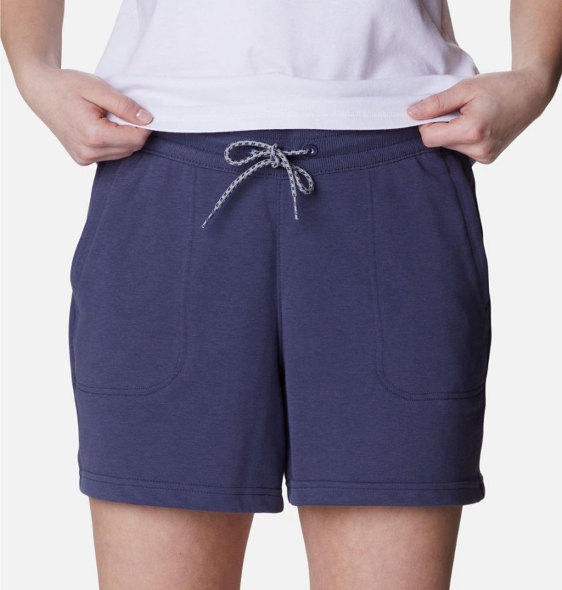 Columbia Mineral Ridge Pull On Women's Shorts Navy | ZDBOME-802