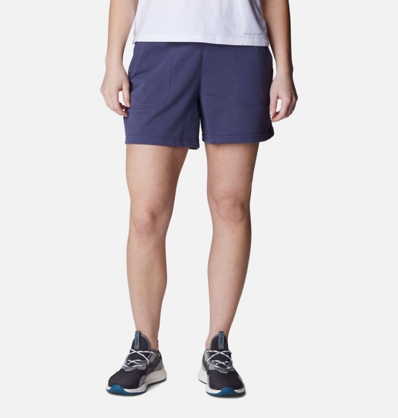Columbia Mineral Ridge Pull On Women\'s Shorts Navy | ZDBOME-802