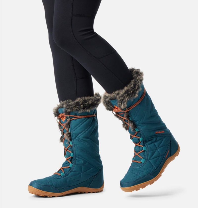 Columbia Minx Mid III Women's Boots Blue | PNOVQI-874