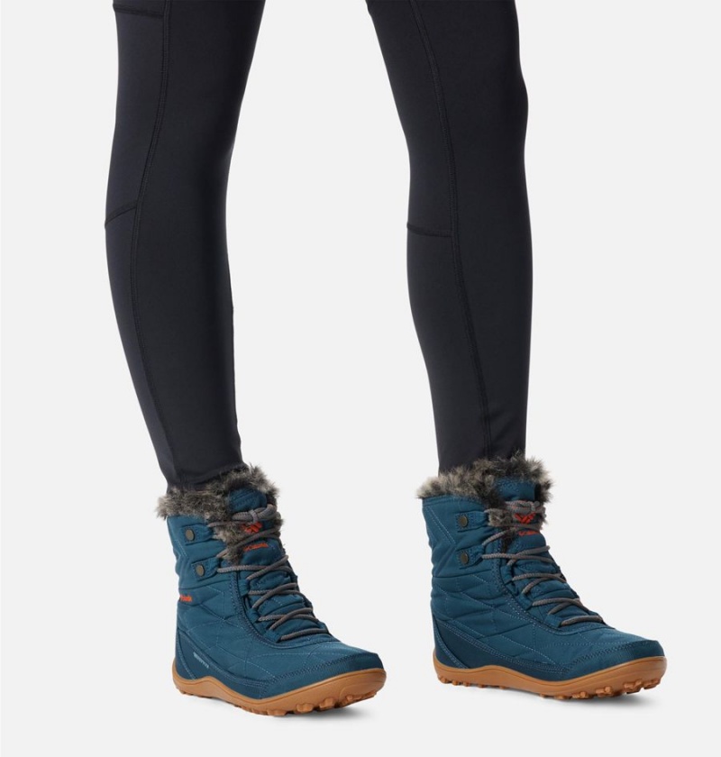 Columbia Minx Shorty III Women's Boots Blue | LEXDZR-693