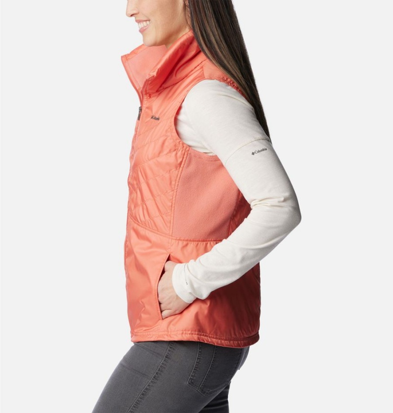 Columbia Mix It Around II Women's Vest Coral | GDRWLT-358