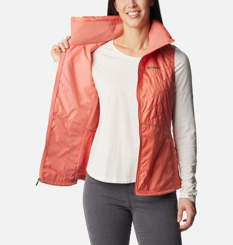 Columbia Mix It Around II Women's Vest Coral | GDRWLT-358