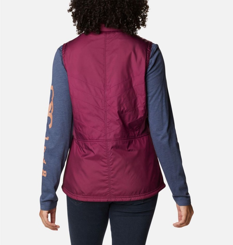 Columbia Mix It Around II Women's Vest Red | OWCHJR-407