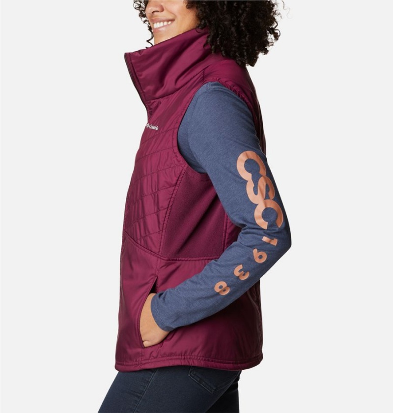 Columbia Mix It Around II Women's Vest Red | OWCHJR-407