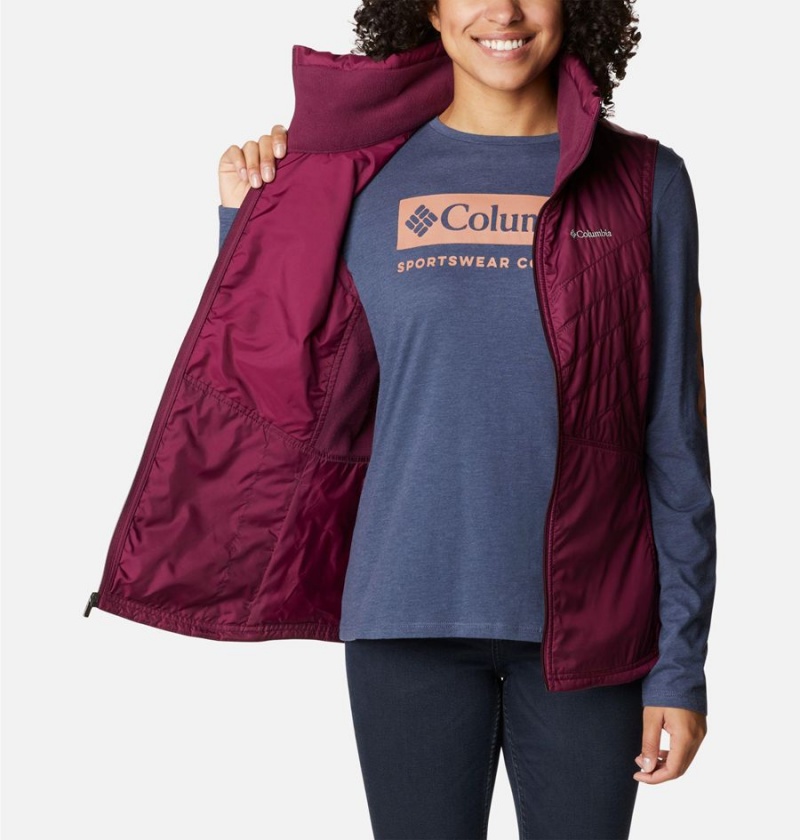 Columbia Mix It Around II Women's Vest Red | OWCHJR-407