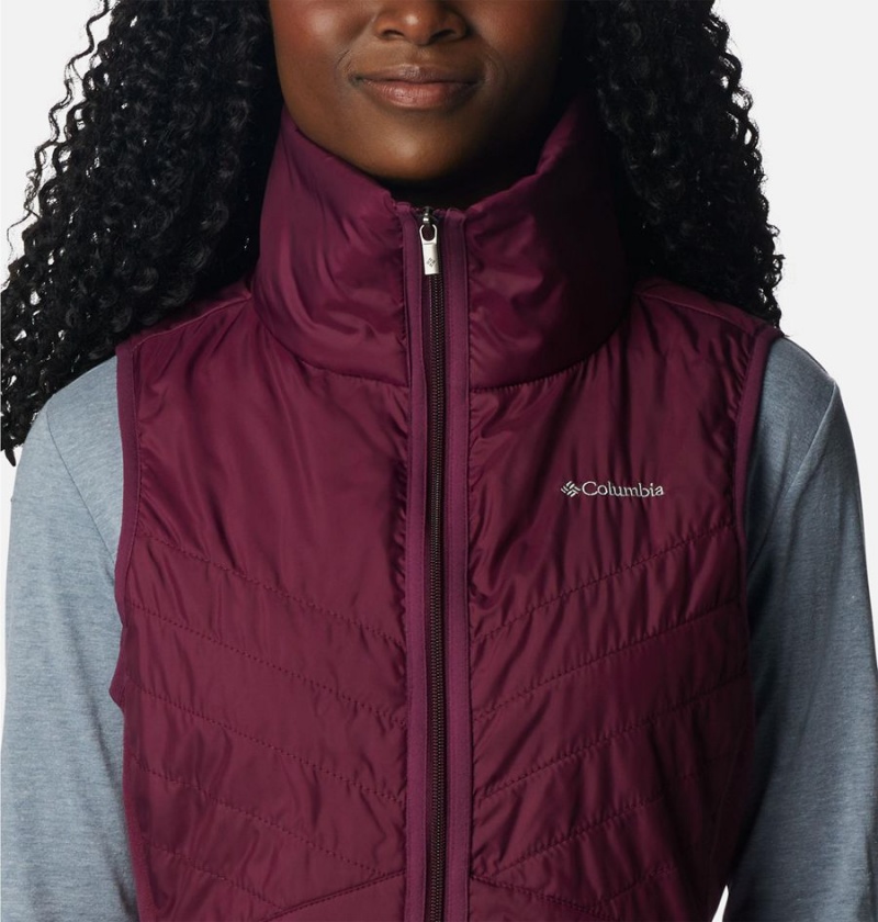Columbia Mix It Around Long Women's Vest Red | QIVHGT-126