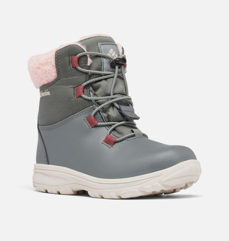 Columbia Moritza Kids' Boots Grey | TQSJRI-231