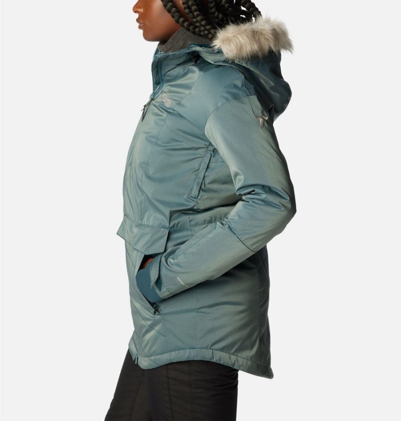 Columbia Mount Bindo III Insulated Women's Puffer Jacket Turquoise | LQEOUM-593