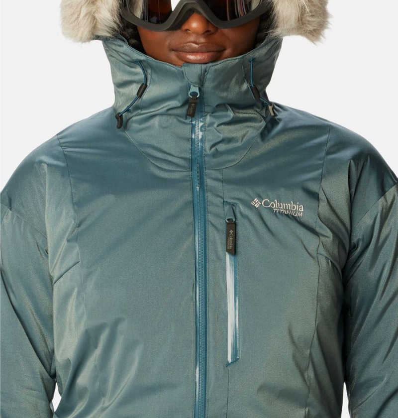 Columbia Mount Bindo III Insulated Women's Puffer Jacket Turquoise | LQEOUM-593