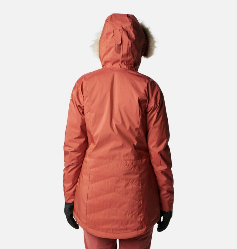Columbia Mount Bindo III Insulated Women's Puffer Jacket Red | MUNFSR-315
