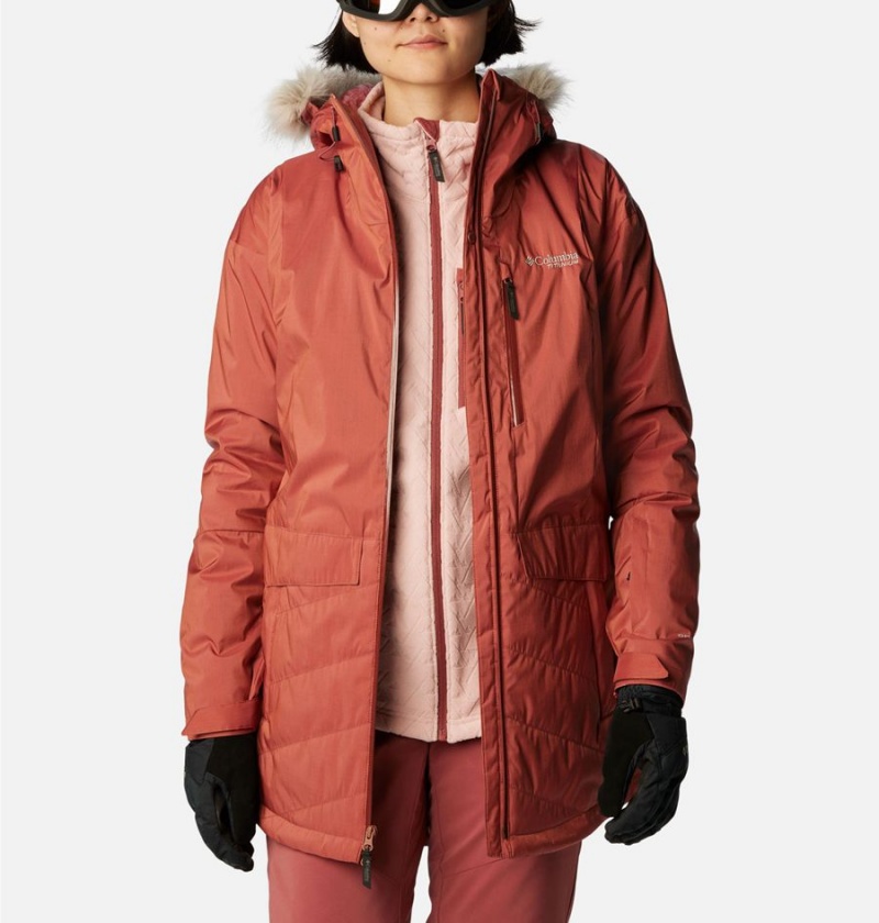 Columbia Mount Bindo III Insulated Women's Puffer Jacket Red | MUNFSR-315