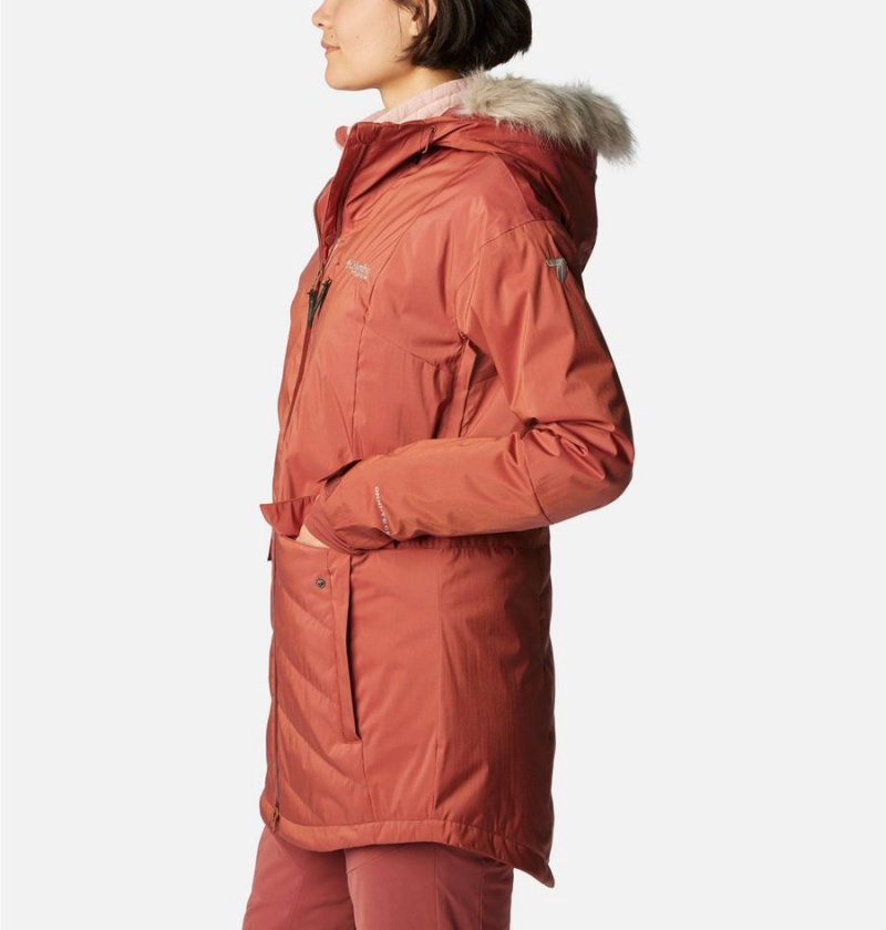 Columbia Mount Bindo III Insulated Women's Puffer Jacket Red | MUNFSR-315