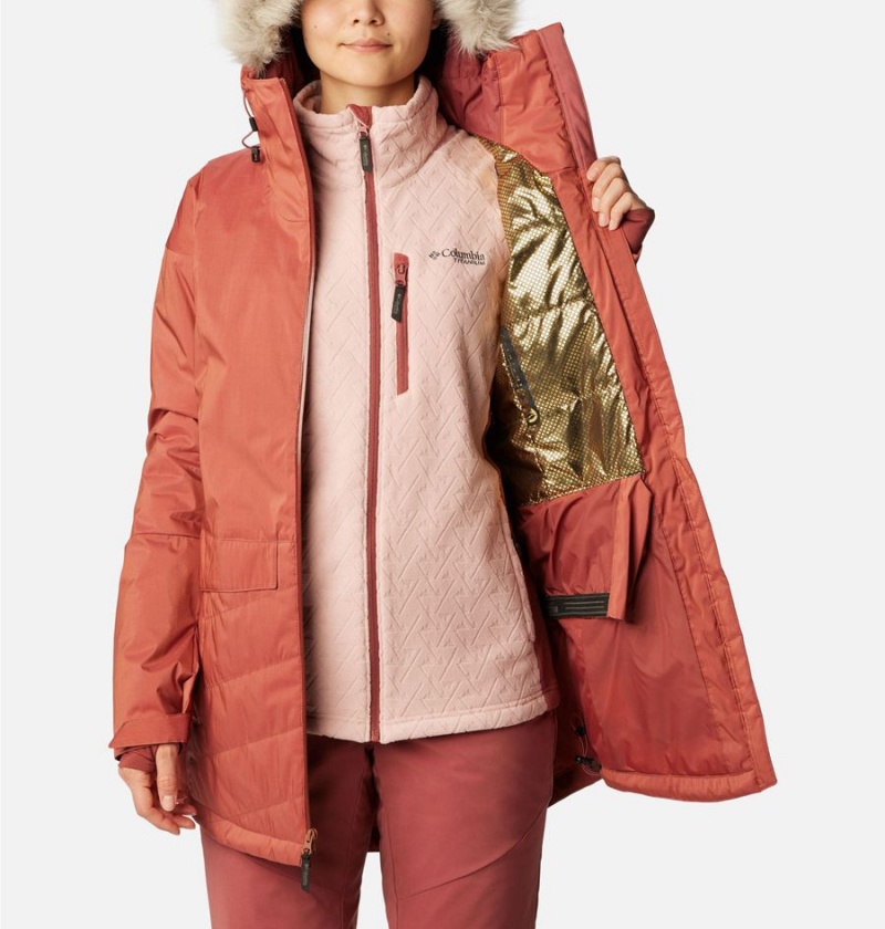 Columbia Mount Bindo III Insulated Women's Puffer Jacket Red | MUNFSR-315