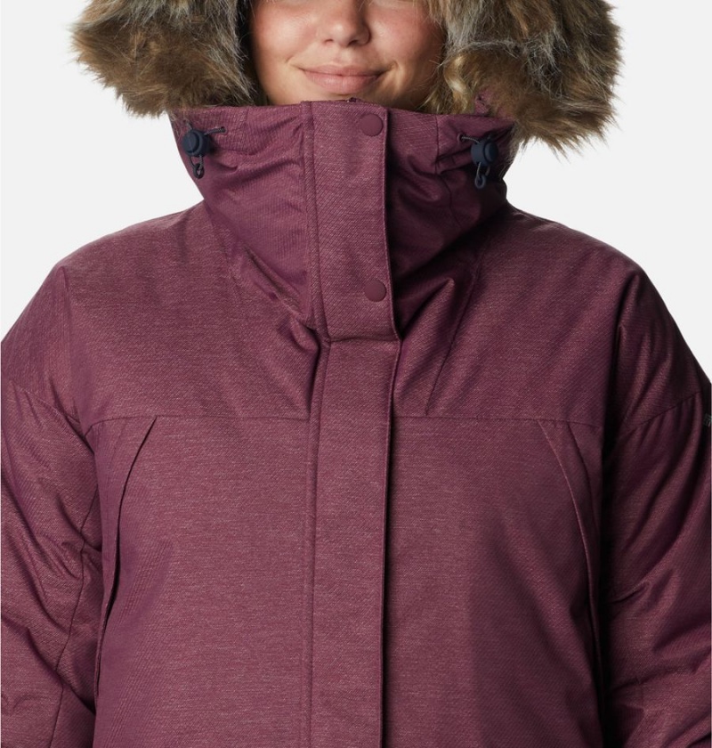 Columbia Mount Si Omni Heat Infinity Down Women's Coats Purple | KDJWUQ-397