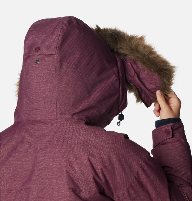 Columbia Mount Si Omni Heat Infinity Down Women's Coats Purple | KDJWUQ-397